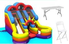 Pckg 13- (Doublesun Waterslide) 2 tables 16 chairs Pckg 13- (Doublesun Waterslide) 2 tables 16 chairs